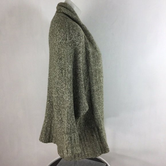 Angel of the North Green Marled Cardigan Sweater - Picture 4 of 10